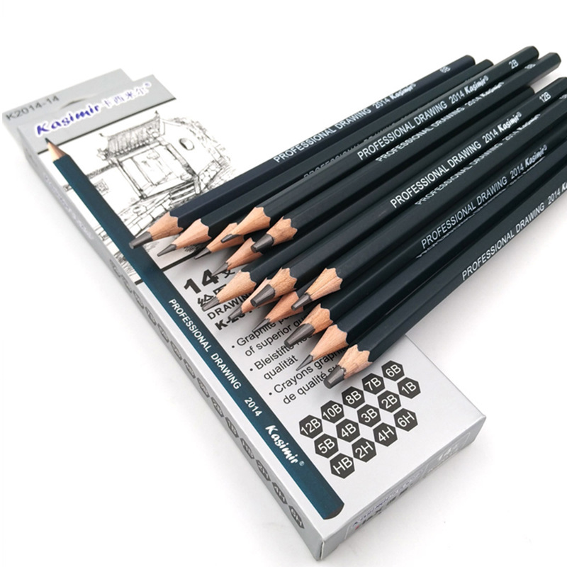 Cross-border dedicado para Casimir 14 mixto lápiz dibujo lápiz traje lápiz una caja de 14 piezas