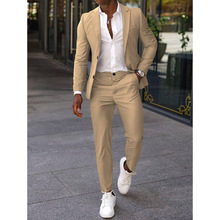 U 35843 Men's Casual Suit Two-piece Set ��ʿ��������������