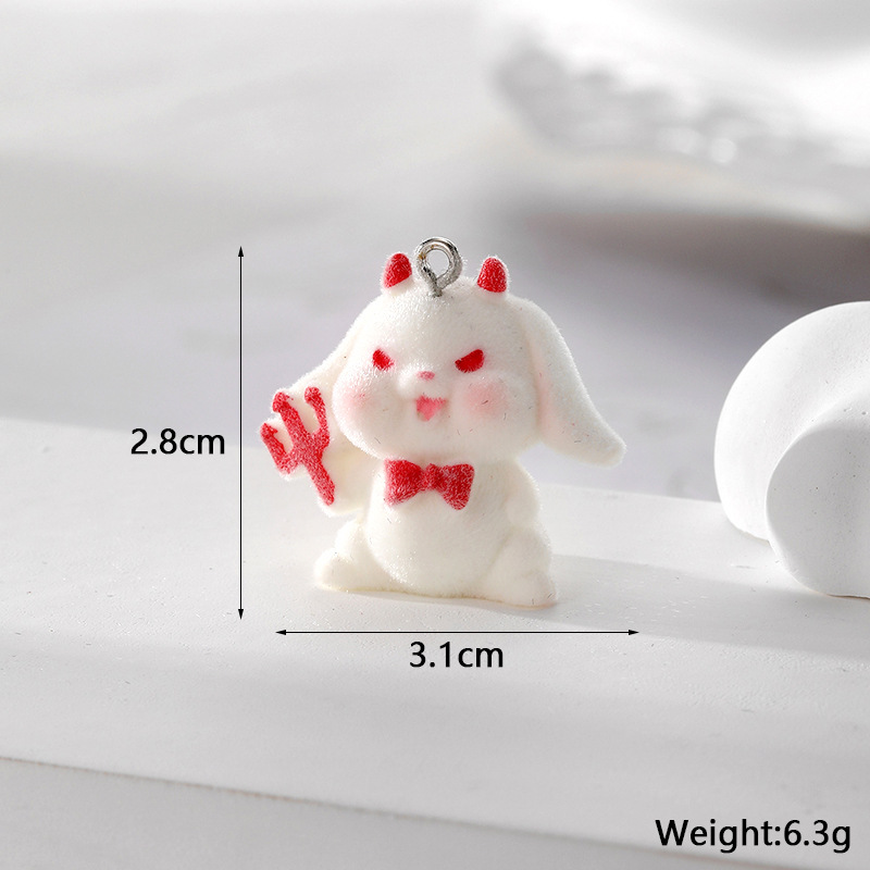 100g Weight Pendant Jewelry Making Type DIY Jewelry Accessories Classification 10 PCS/Package Quantity Flocking Material Christmas Festival Snowman Pattern Epoxy Design Cartoon Style Style 10 PCS/Package Flocking Snowman Pendant 1
