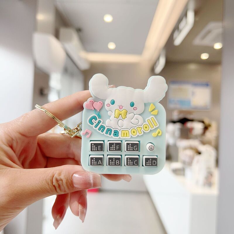迷你打碟机钥匙扣乐器A玩具卡通动物节奏机包包车钥匙挂件创意礼|undefined