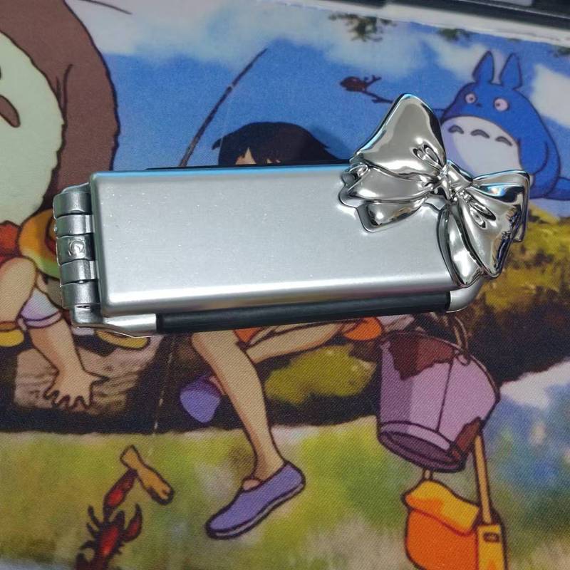 折り畳み可能な櫛携帯型女性旅行携帯児童少女静電気防止テープ鏡一体エアバッグエアマット櫛|undefined