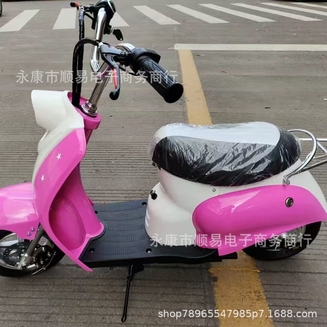 Little Turtle King Two-Wheeled Adult Small Electric Vehicle Mother and Child Student Home City Commuting Skateboard Battery Car Electric Motorcycle