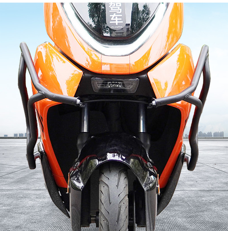 Suitable for Chunfeng Jihé Ae4 Bumper Anti-Fall and Anti-Collision Scooter Guard Bar, Front and Rear Full Surround Protective Bar Modification