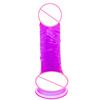 Small penis curved upper upper upward transparent crystal pseudo -penis Gxion female use fake penis PVC simulation dildo dildo