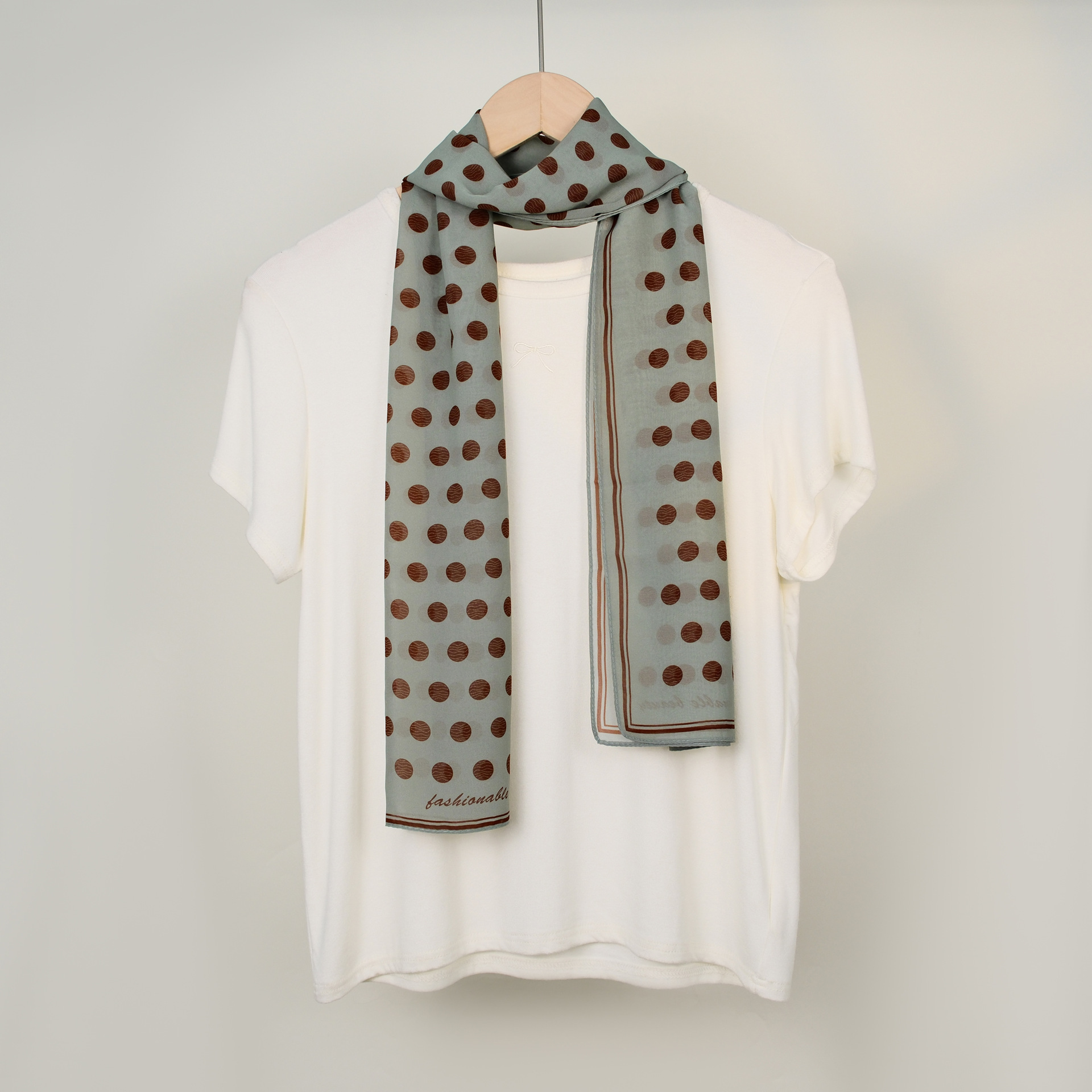 Sciarpa di seta chiffon nuova autunno 2025, leggera e sottile, sciarpa francese, protezione solare, foulard, cintura decorativa_voghion.com