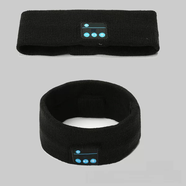 Knitted Headscarf Headband Wireless 5.0 Bluetooth Music Running Sports Headband Can Make and Receive Calls Yoga Headband