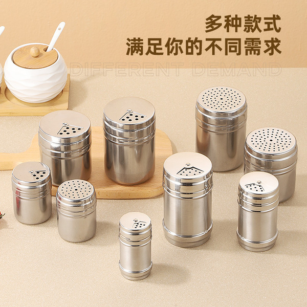 Barbecue -sprinkled tank stainless steel seasoning pot pepper pepper…
