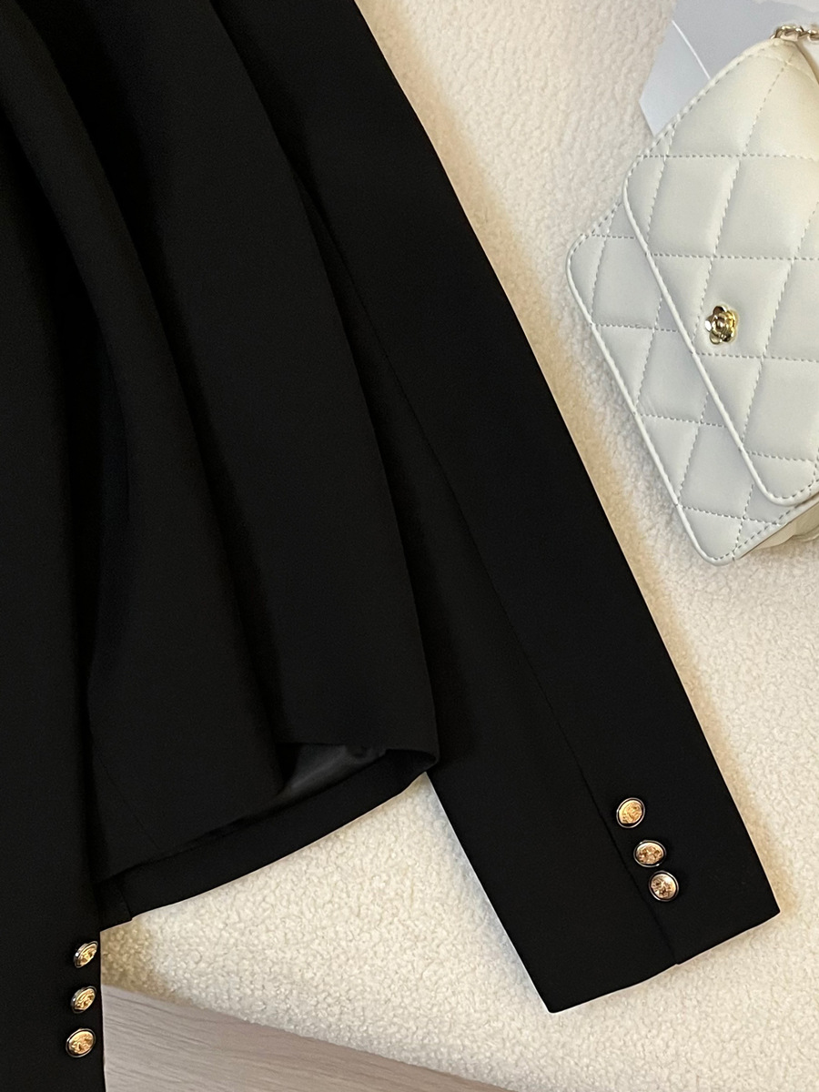 Women's Coat Long Sleeve Blazers Elegant Solid Color display picture 5