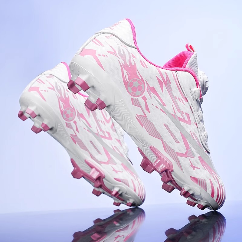 Children's Spike Professional Football Shoes Women's Girls Elementary School Competition Training Special Girls Lawn Crushed Nail Sneakers Children's Spike Professional Football Shoes Women's Girls Elementary School Competition Training Special Girls Lawn Crushed Nail Sneakers