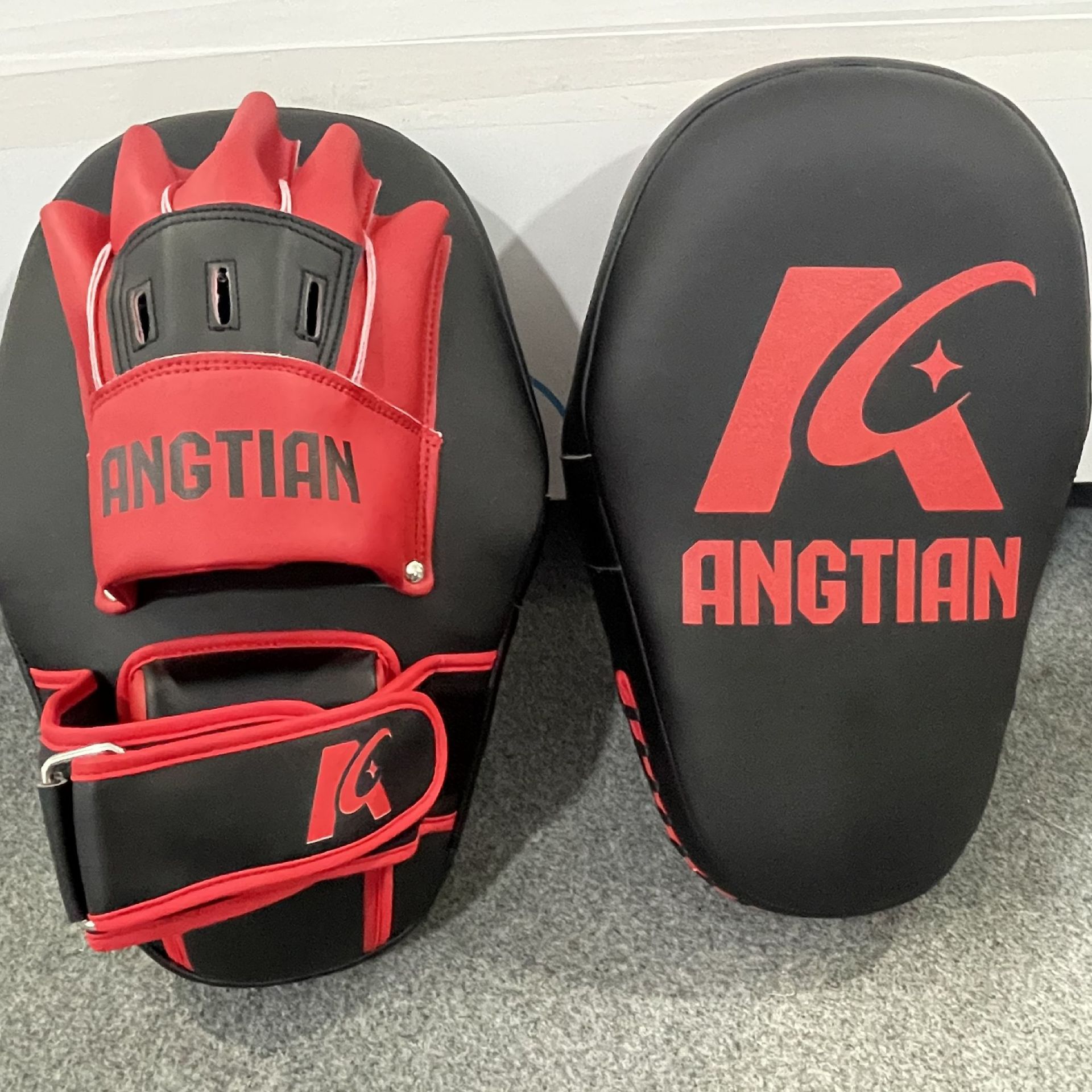 Los fabricantes suministran todo tipo de boxeo deportes lucha entrenamiento microfibra aire boxeo objetivo pie image 4