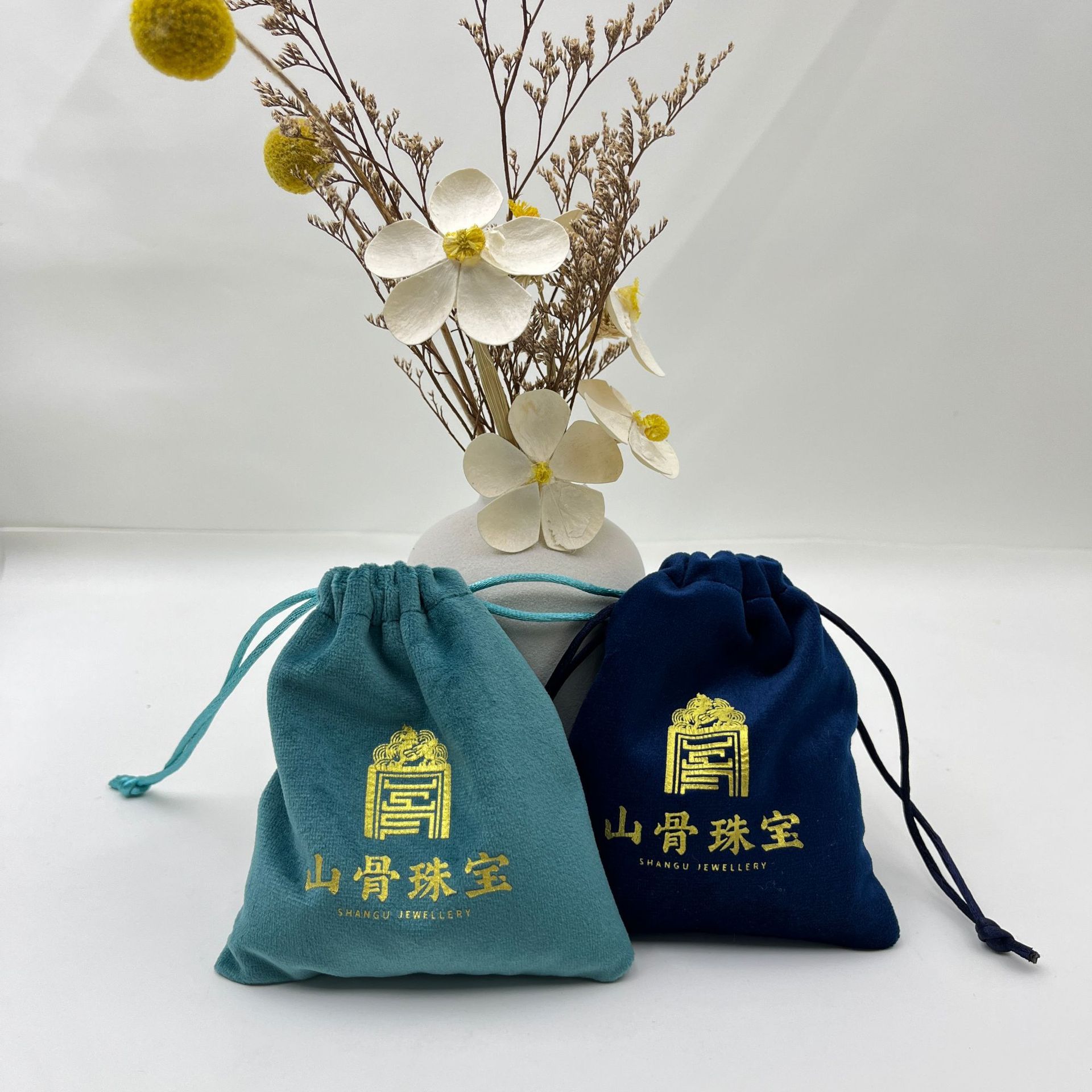 新款帆布袋小清新布艺杂物小收纳袋女学生两边抽绳首饰礼品袋戒指