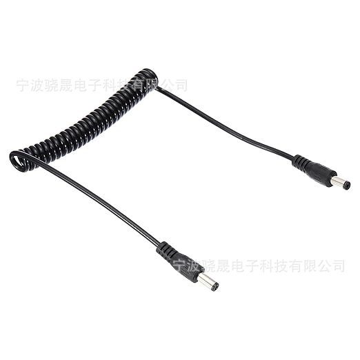 Male-To-Male Dc Power Cable, Wire Adapter Coiled Extension Cord Suitable for Led with Dvr Router Male-To-Male Dc Power Cable, Wire Adapter Coiled Extension Cord Suitable for Led with Dvr Router