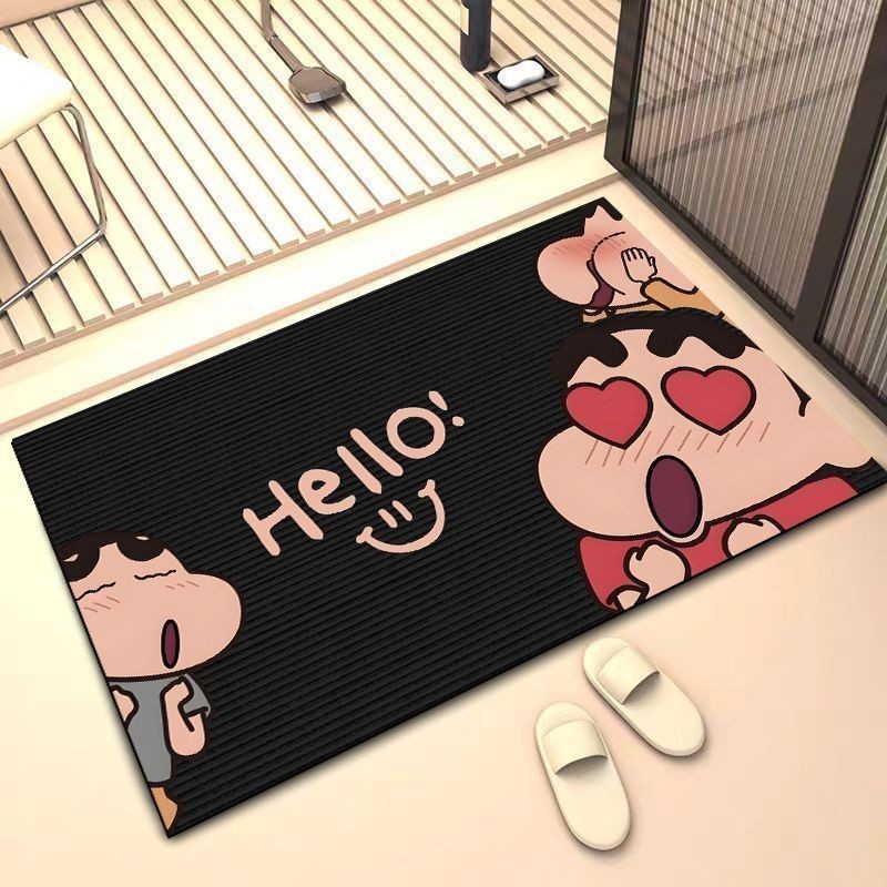 Cute Little New Diatom Mud Floor Mat Bathroom Thickened Absorbent Foot Mat Bathroom Door Mat Stain-Resistant and Wear-Resistant Entrance Floor Mat