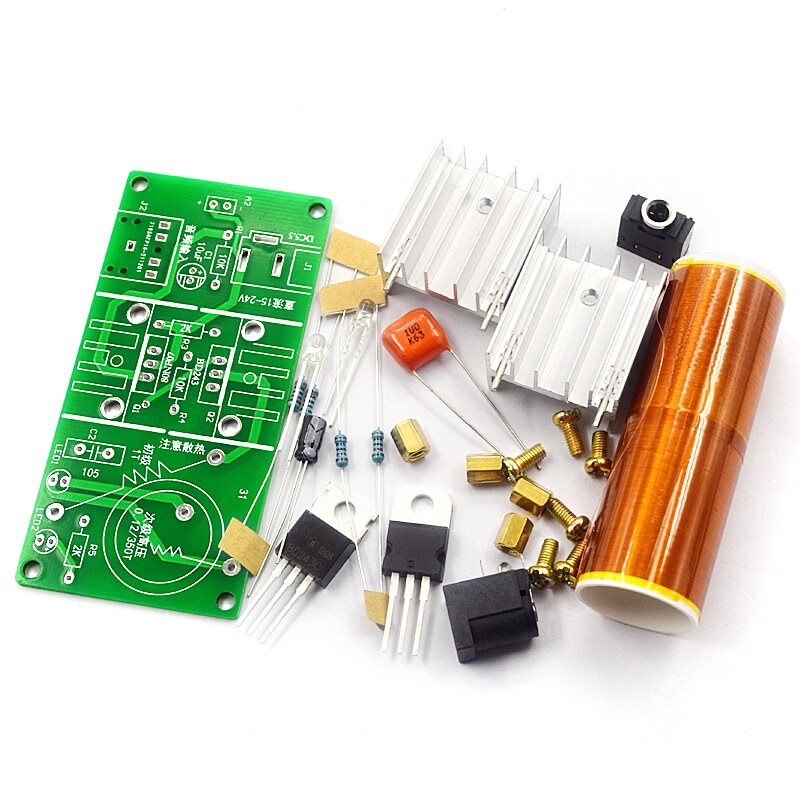 Mini Music Tesla Coil Plasma Horn Speaker Tesla DIY Kit Technology Small Production