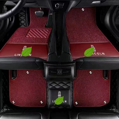 Modelə uyğun ayaqaltı – for Lincoln MKC, Lincoln - lincoln-mkc-double-layer-black-wine-red