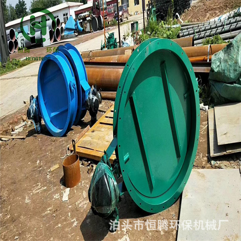 气动通风蝶阀管道调节型风门高温烟道粉尘通风蝶阀DN1500调节阀