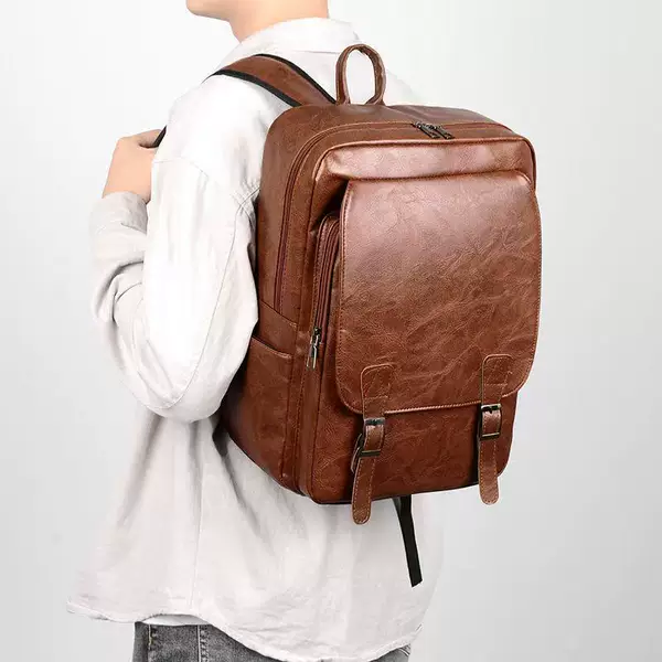 Cross-Border Men's Backpacks, New Korean Style Fashionable Backpacks, College Student School Bags, Computer Bags, Large Capacity Backpacks