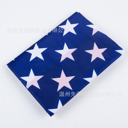 90*150cm American flag manufacturer 3*5ft polyester flag cross-border supply America flag wholesale