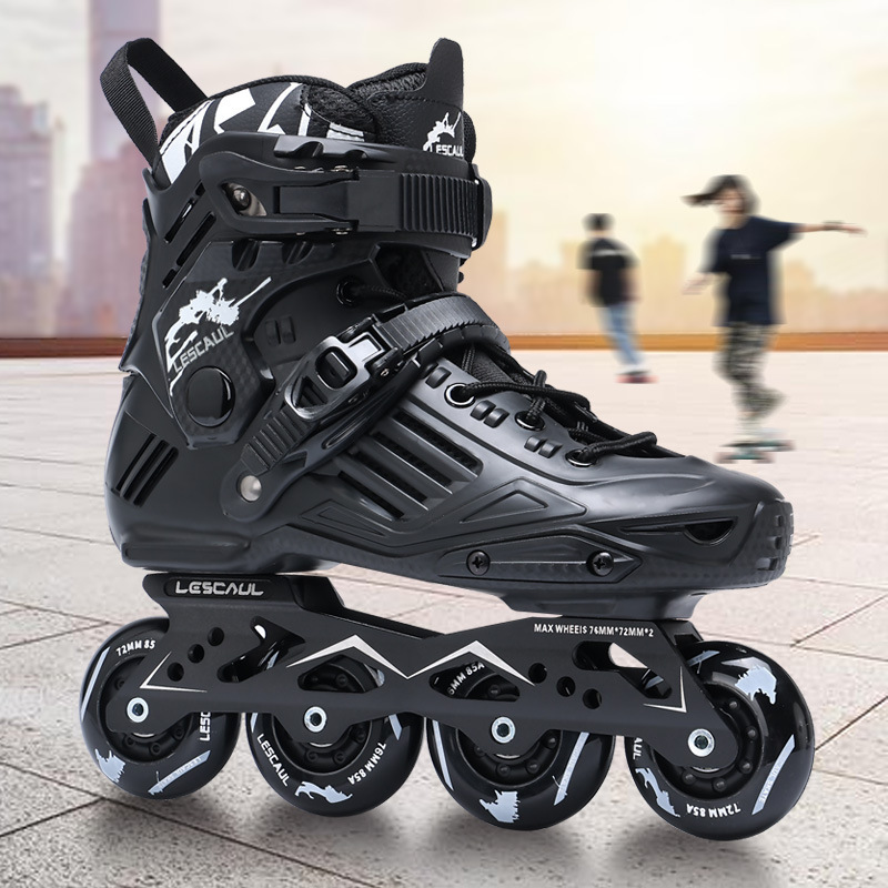 Skates for Adults, Inline Skates for Men and Women, Beginner Roller Skates for College Students, Professional Fancy Flat Flower Club Shoes, Roller Skates