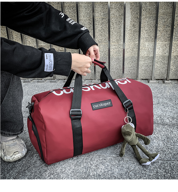 Nueva bolsa de viaje bolsa de almacenamiento de alojamiento Yoga Fitness Bolsa de embarque bolsa de entrega bolsa de mensajero portátil fábrica de productos al por mayor