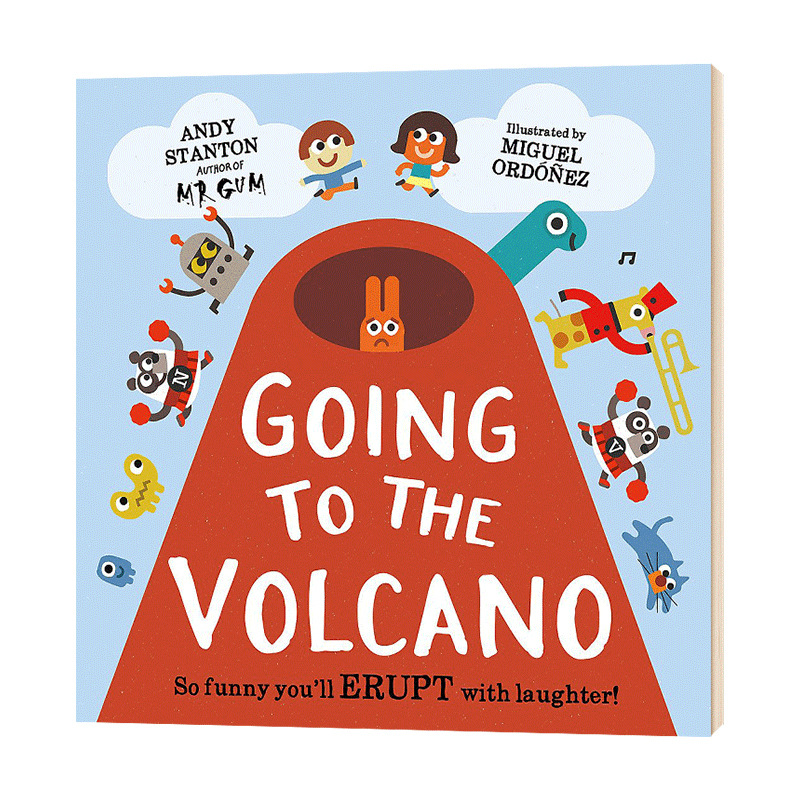 Going To The Volcano Original Picture Book Going To The Volcano English Version Children's English Picture Book