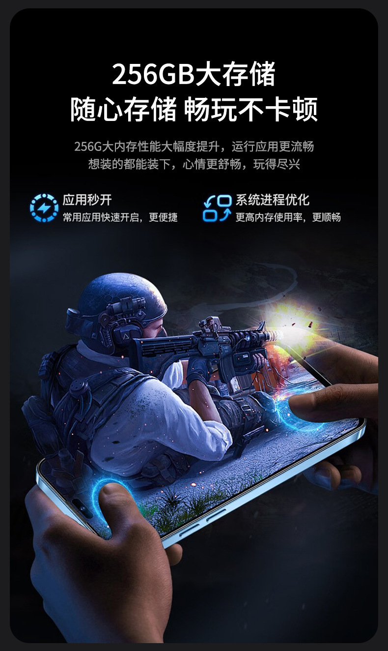 new genuine goods i15promax smart mobile phone 5g all netcom mobile phone android smartphone factory undefined