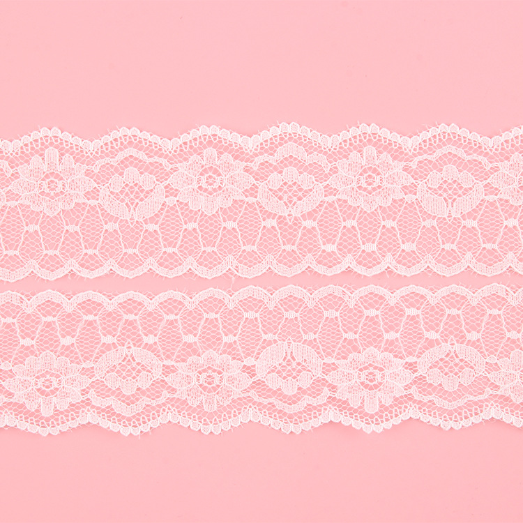 White lace edge, inelastic lace edge, nylon lace edge, clothing accessories, hosiery lace edge accessories