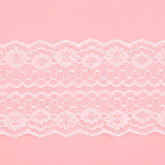 White lace edge, inelastic lace edge, nylon lace edge, clothing accessories, hosiery lace edge accessories