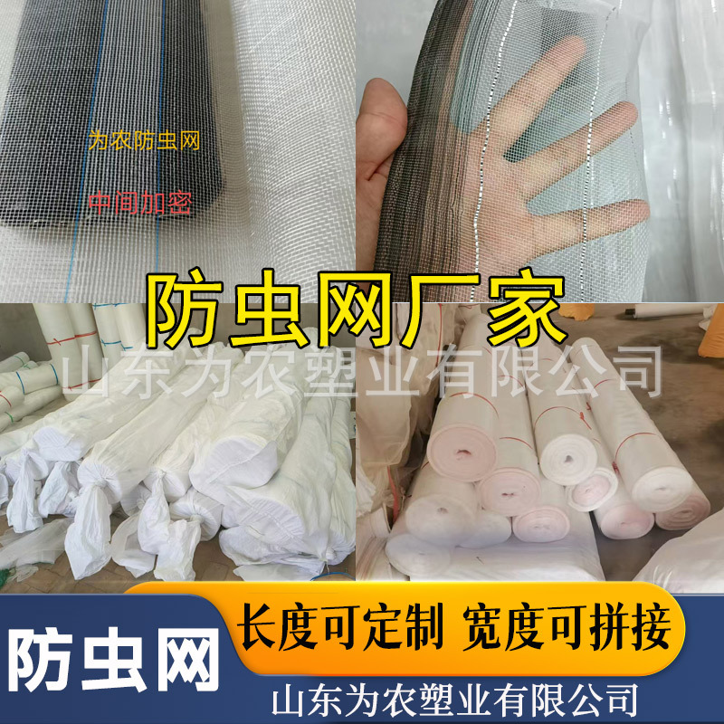 80目防虫网防柳絮防落叶蔬菜花卉果树防虫网可拼接加厚60目防虫网