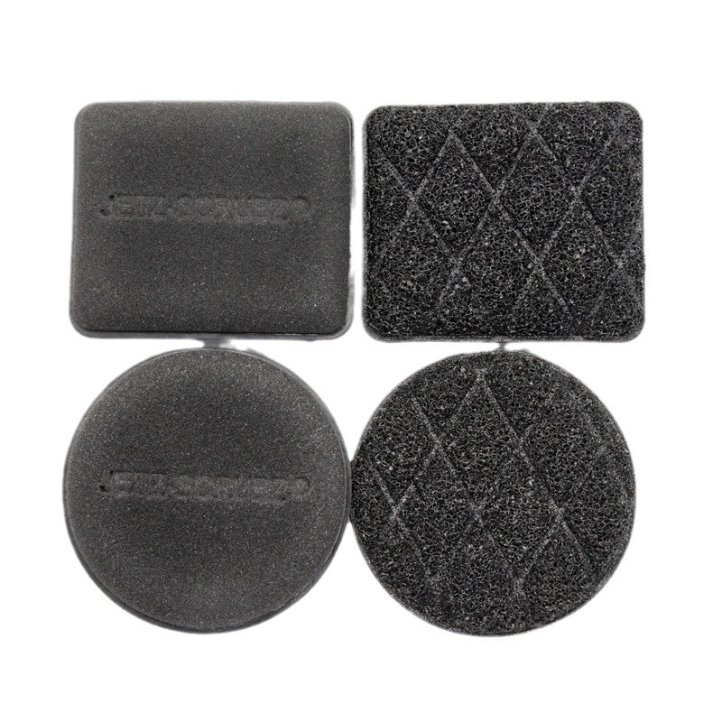 Venta al por mayor 3-pieza de doble cara esponja de limpieza cepillo mágico tazón cepillo olla estropajo imitación Loofah cocina lavavajillas cepillo