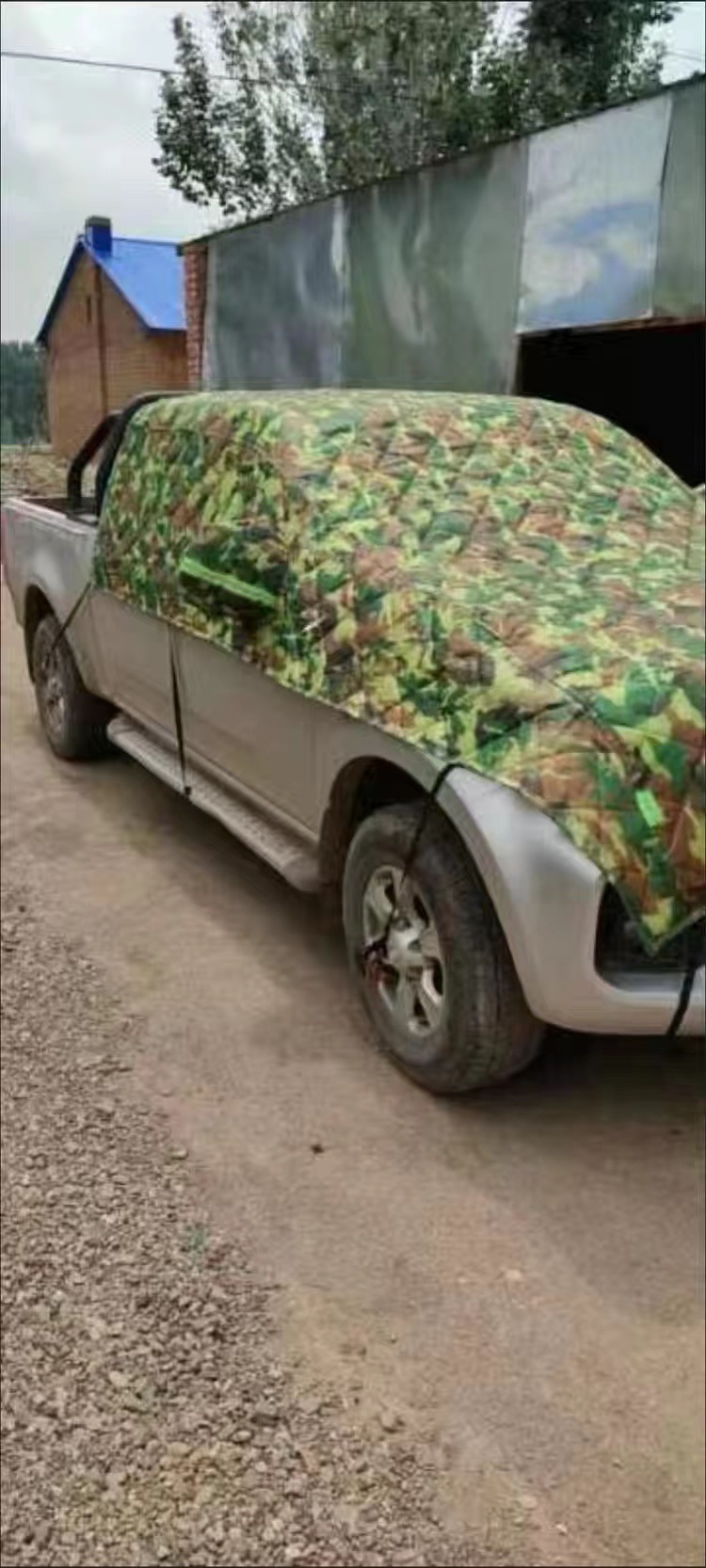 For cross-border car cover half cover Great Wall pickup sun shade 50 Bell truck sun protection thermal insulation car cover