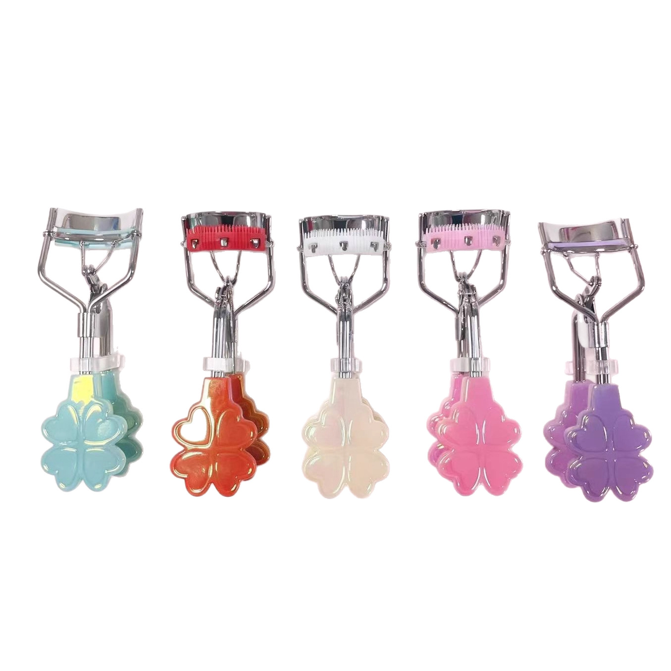 Ventas calientes de pestañas de color curl-over fijación sin clip de pestañas falsas herramientas de maquillaje transfronterizas portátiles