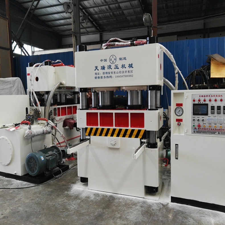 400吨高数深压纹液压机 PVC 金箔 浮雕花纹的压制成型