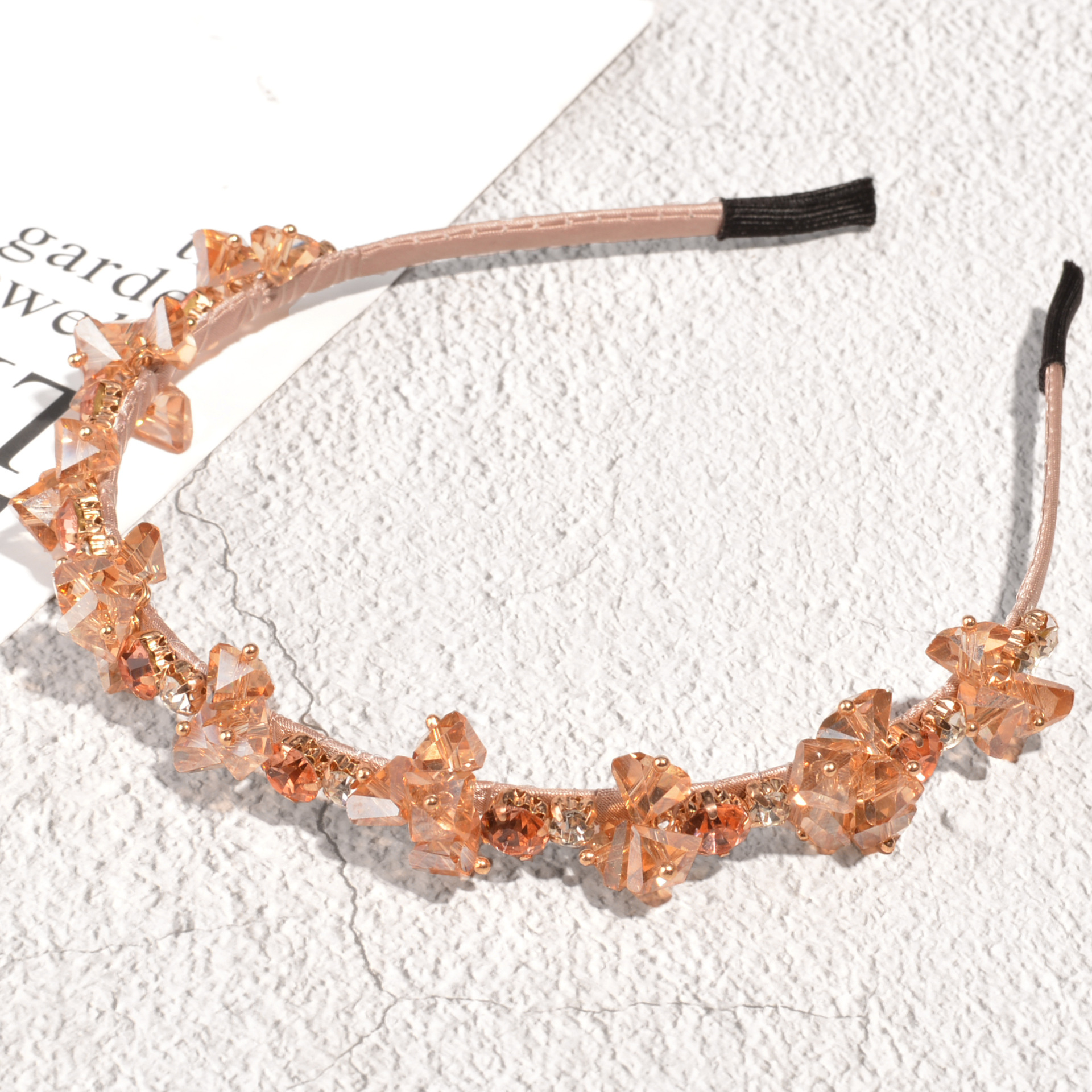 Fashion Style Baroque Rhinestone Fashion Geometric Headband