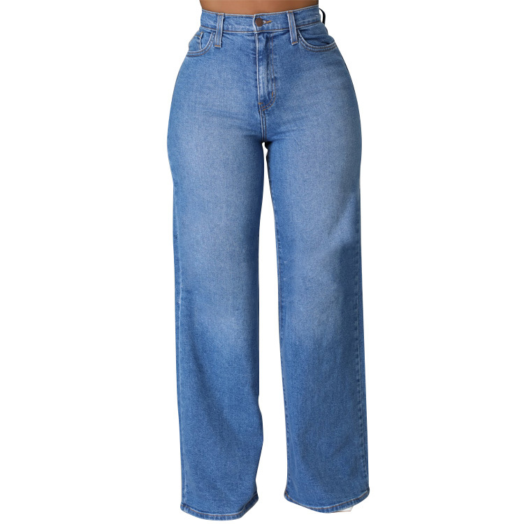 High Waist Wide-Leg Jeans NSWL97436