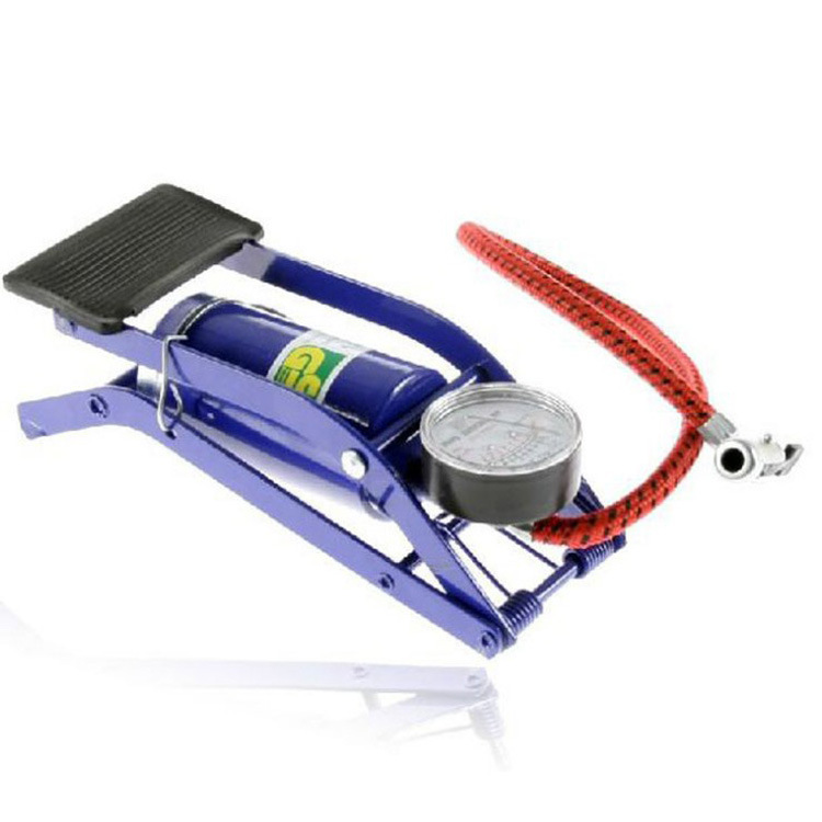 高压脚踩脚踏式汽车轮胎打气筒 汽车打气机 打气泵 充气机