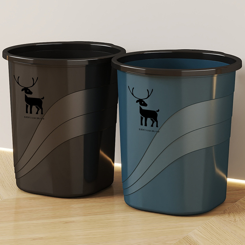 Large Trash Bin Household Thickened Living Room Restaurant Kitchen Classification Bedroom Commercial Dormitory Toilet Office Trash Bin Large Trash Bin Household Thickened Living Room Restaurant Kitchen Classification Bedroom Commercial Dormitory Toilet Office Trash Bin