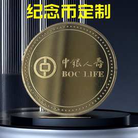 企业周年纪念币定 制旅游景区金银币金属纪念章定 制庆典表彰礼品