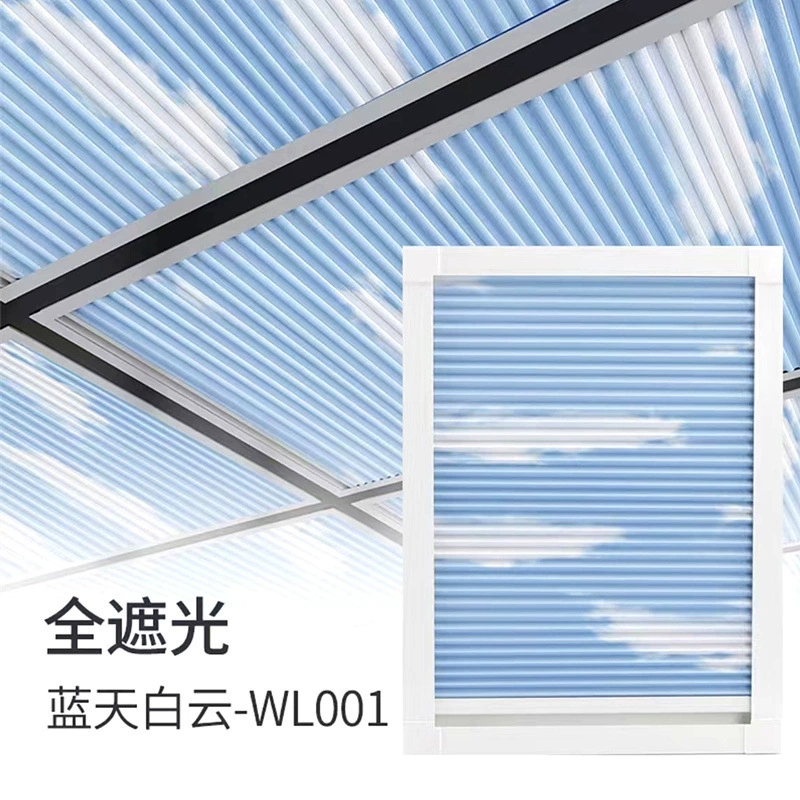 DTP9 Оптовая поставка Sunshine Fang Sun Shazen Delucting Refers Heating Full Automatic Electrical Honeycomb Curtain Balcony Window Covering