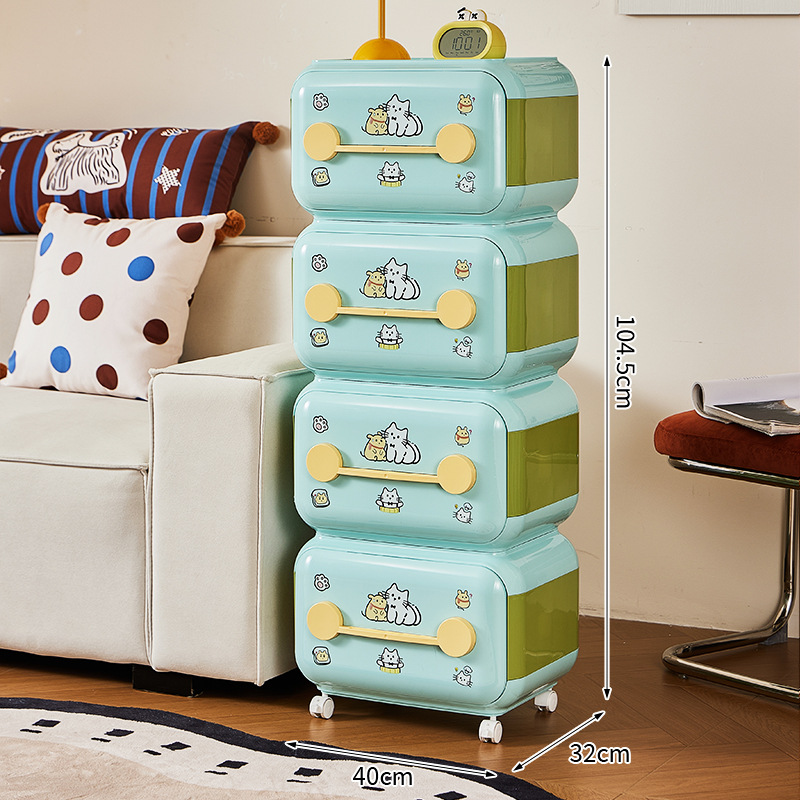 Cuatro capas de azul fresco