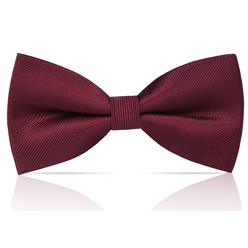 버건디 다크 패턴 나비넥타이