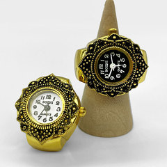 【戒指表】ebay等外貿網站熱賣個性男女情侶創意石英戒指手錶批發