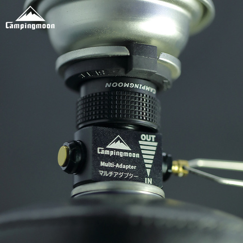 Komen BKZ11 outdoor camping accessories blackened version cassette long gas tank to flat gas mountain stove gas light adapter