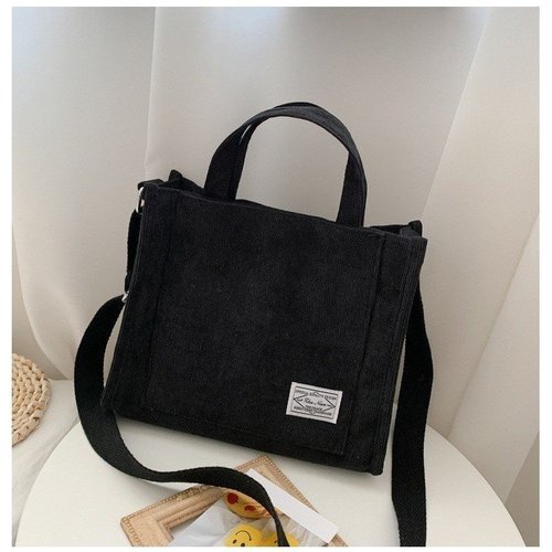 2025 New Plush Corduroy Canvas Bag Women's Single Shoulder Crossbody Handbag Korean Style Small Square Bag Dropshipping One Piece