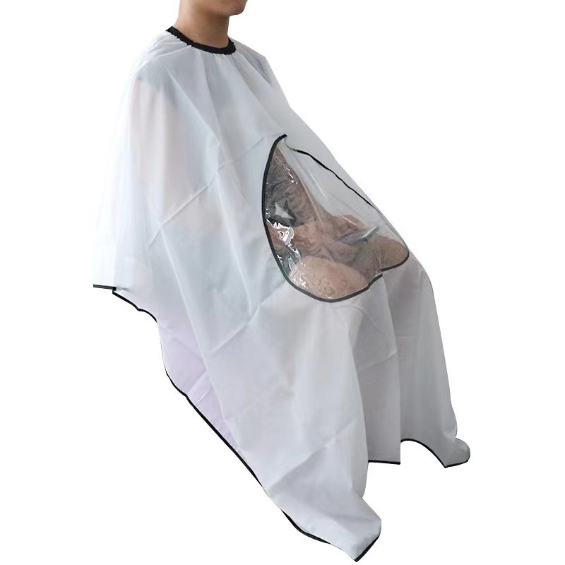 La tela especial para peluquería se puede ver en el teléfono móvil tela transparente tela para peluquería tela para peluquería para cabello no pegajoso para adultos