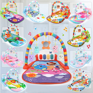 Yrb Cross-Border Fitness Stand Pedal Piano Newborn Infants 0-1 Year Old Baby Educational Music Toy Pedal Piano