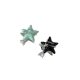 Sweet cool style color five-pointed star double-sided black and white earless ear clip women's small cute all-match fashion ear clip