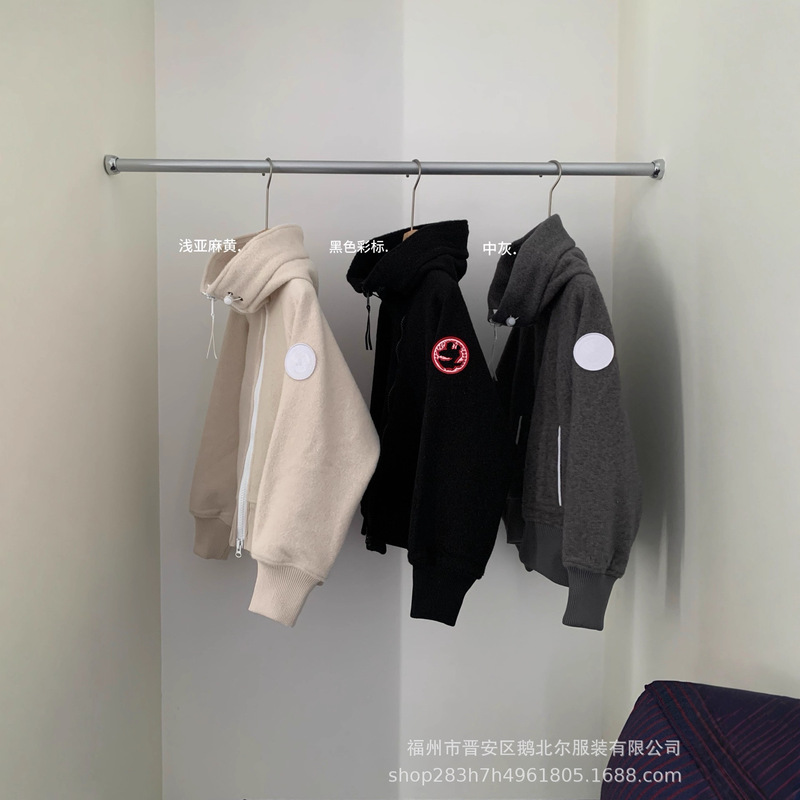 Chilliwack Series Ss25 White Label Goose 01 Style Wool Fleece Bomber Jacket Sweatshirt Jacket 7102