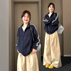 小众设计卫衣外套女春秋季2025新款秋季宽松运动韩系外套棒球服