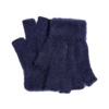 Velvet demi-season gloves, keep warm set for elementary school students for beloved, increased thickness, fingerless